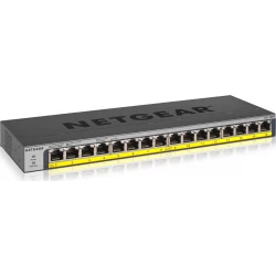 Netgear No administrado Gigabit Ethernet (10/100/1000) Energ | GS116PP-100EUS | 0606449133332 | Hay 1 unidades en almacén