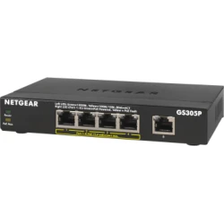 Netgear No administrado Gigabit Ethernet (10/100/1000) Energͭa sobre Ethernet ( | GS305P-200PES | 0606449151404 [1 de 4]