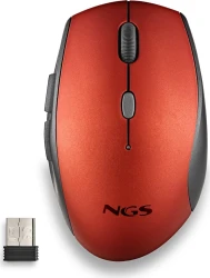NGS BEE Ratón Inalámbrico Í?ptico 1600 DPI Rojo | BEERED | 8435430623321 | Hay 29 unidades en almacén