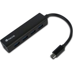 NGS HUB USB 2.0 Type-C 480 Mbit/s Negro NGS HUB USB 2.0 Type-C 480 Mbit/s Negro | WONDERHUB4 | 8435430618525 | Hay 1 unidades en almacén