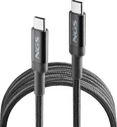 NGS KNOT 100W-3 cable USB USB 2.0 3 m USB C Negro NGS KNOT 100W-3 cable USB USB 2.0 3 m USB C Negro | KNOT100W-3 | 8435430625875 | Hay 4 unidades en almacén