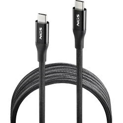 NGS KNOT 240W-2 cable USB 2 m USB C Negro | NGS-ACCESORIOS-0300 | 8435430626889 | Hay 4 unidades en almacén