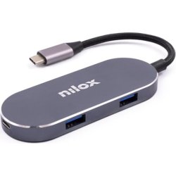 Nilox MINI-DOCKING USB-C: HDMI, 3 PUERTOS USB 3.0 Y USBC Nilox MINI-DOCKING USB-C: HDMI, 3 PUERTOS USB 3.0 Y USBC | NXDSUSBC01 | 8436556145650 | Hay 200 unidades en almacén
