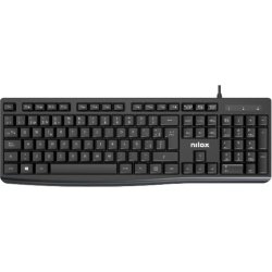 Nilox NXKBE000013 teclado USB Español Negro | 8431775035126 | Hay 400 unidades en almacén