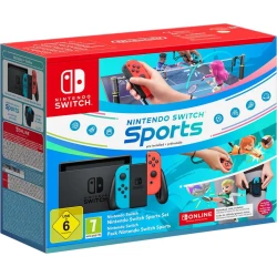 Nintendo Switch + Nintendo Switch Sports + Cinta Pierna + Suscrip | 10012360 | 0045496453657