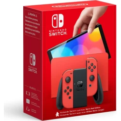 Nintendo Switch - Oled Model - Mario Red Edition Videoconsola Por | 10011772 | 0045496453633