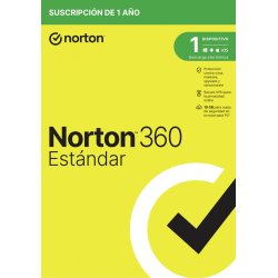 NortonLifeLock 360 Standard Español Licencia básica 1 licencia(s) 1 año(s) | 21433183 | 5397231019372 [1 de 2]