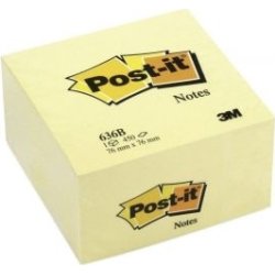 NOTAS ADHESIVAS POST-IT CUBO 3M COLOR AMARILLO 450 HOJAS 636-B NOTAS ADHESIVAS POST-IT CUBO 3M COLOR AMARILLO 450 HOJAS 636 | 636-B | 3134375231626 | Hay 21 unidades en almacén