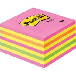 NOTAS ADHESIVAS POST-IT CUBO 76 X 76 MM. COMPUESTA POR LOS COLORES 2 ROSA, NARANJA, FUCSIA, VERDE INTENSO Y 4 AMARILLO. 450 HOJAS NOTAS ADHESIVAS POST-IT CUBO 76 X 76 MM. COMPUESTA POR LOS C | FT510093204 | 4001895871368 | Hay 6 unidades en almacén