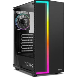 Nox Infinity Gamma Midi Tower Negro | NXINFTYGAMMA | 8436587974021 | 49,38 euros