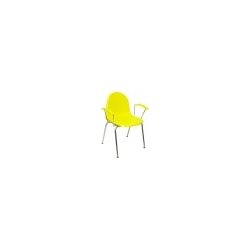 PACK 4 SILLAS VES PLASTICO AMARILLO PACK4320AM | 8435501008682 | Hay 2 unidades en almacén