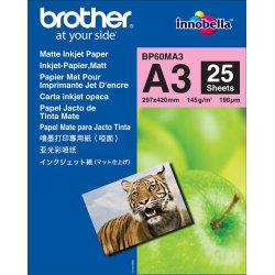 PAPEL BROTHER INKJET MATE A3 25h 145g BP60MA3 PAPEL BROTHER INKJET MATE A3 25h 145g BP60MA3 | 4977766661553 | Hay 5 unidades en almacén