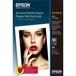 Papel Epson Archival Matte Paper - A4 - 50 hojas C13S041342 Papel Epson Archival Matte Paper - A4 - 50 hojas C13S041342 | 0010343830073 | Hay 10 unidades en almacén