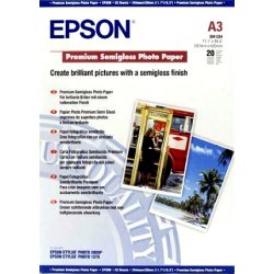 Papel Epson Premium Semigloss Photo Paper, DIN A3, 251 g/m² | C13S041334 | 0010343829992 | Hay 11 unidades en almacén