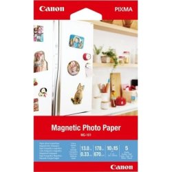 PAPEL FOTOGRAFICO MAGNETICO CANON MG-101 5 HOJAS 10X15CM GLOSSY 3634C002 PAPEL FOTOGRAFICO MAGNETICO CANON MG-101 5 HOJAS 10X15CM GLO | 3634C002 | 4549292137583 | Hay 36 unidades en almacén