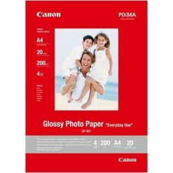 PAPEL FOTOGRAFICO USO DIARIO CANON GP-501 20 HOJAS A4 BRILLO | 0775B082 | 4549292093537 | Hay 3 unidades en almacén