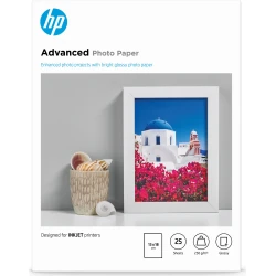 PAPEL HP FOTOGRAFICO Q8696A ADVANCED GLOSSY 250G/M2 13 x 18 25 HOJAS PAPEL HP FOTOGRAFICO Q8696A ADVANCED GLOSSY 250G/M2 13 x 18 | 0882780349643 | Hay 15 unidades en almacén