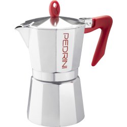 Pedrini 9084-0 cafetera manual Cafetera italiana Rojo, Acero inoxidable Pedrini 9084-0 cafetera manual Cafetera italiana Rojo, Acero | 0883336090842 | Hay 3 unidades en almacén