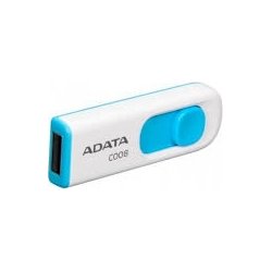 PENDRIVE ADATA 64GB USB2.0 BLANCO/AZUL AC008-64G-RWE | 4713435791462 | Hay 36 unidades en almacén
