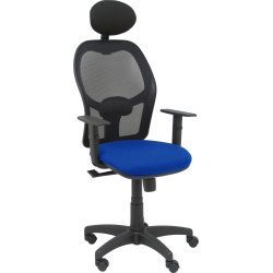 Piqueras y Crespo Silla Alocen malla negra asiento bali azul brazos regulables cabecero fijo Piqueras y Crespo Silla Alocen malla negra asiento bali azul | 345SM840B229B10CRNC | 8436586624927 | Hay 10 unidades en almacén
