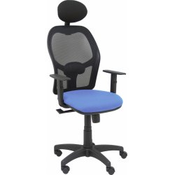 Piqueras y Crespo Silla Alocén malla negra asiento bali azul claro brazos regulables cabecero fijo Piqueras y Crespo Silla Alocén malla negra asiento bali azu | 345SM840B261B10CRNC | 8436586628765 | Hay 10 unidades en almacén