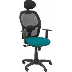 Piqueras y Crespo Silla Alocén malla negra asiento bali verde petróleo brazos regulables cabecero fijo Piqueras y Crespo Silla Alocén malla negra asiento bali ver | 345SM840B429B10CRNC | 8436586628819 | Hay 10 unidades en almacén