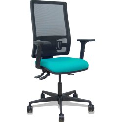 Piqueras y Crespo Silla Bormate asincro malla negra asiento bali turquesa brazos 2D ruedas 65mm Piqueras y Crespo Silla Bormate asincro malla negra asiento | 405ASM840B39B2B68R65L | 8435501016595 | Hay 6 unidades en almacén