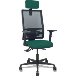 Piqueras y Crespo Silla Bormate asincro malla negra asiento bali verde botella brazos 2D ruedas 65mm cabecero regulable Piqueras y Crespo Silla Bormate asincro malla negra asiento | 405ASM840B426B2B68R65CRL | 8435501016830 | Hay 2 unidades en almacén