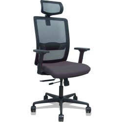 Piqueras y Crespo Silla Haches traslack malla negra asiento bali gris oscuro brazos 2D ruedas 65mm cabecero regulable Piqueras y Crespo Silla Haches traslack malla negra asiento | 395TKM840B600B2DB68R65CR | 8435501017202 | Hay 17 unidades en almacén
