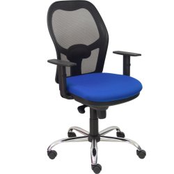 Piqueras y Crespo Silla Jorquera malla negra asiento bali az | 15SM840B229B10CCRRN | 8435501010869 | Hay 17 unidades en almacén