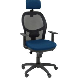 Piqueras y Crespo Silla Jorquera malla negra asiento bali az | 15SM840B200B10CRNCR | 8436586629571 | Hay 9 unidades en almacén