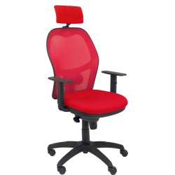 Piqueras y Crespo Silla Jorquera malla roja asiento bali roj | 15SM350B350B10CRNCR | 8435501013334 | Hay 9 unidades en almacén