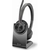 POLY 218476-02 auricular y casco Auriculares Alámbrico Diadema Oficina/Centro de llamadas USB tipo A Bluetooth Base de carga Negro | (1)
