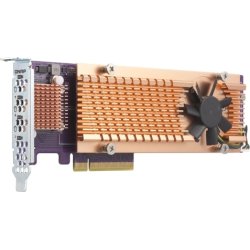 QNAP QM2-4P-384 tarjeta y adaptador de interfaz Interno PCIe | 4713213513491 | Hay 4 unidades en almacén