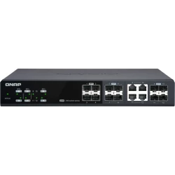 QNAP QSW-M1204-4C switch Gestionado 10G Ethernet (100/1000/10000) Negro | 4713213517826 [1 de 9]