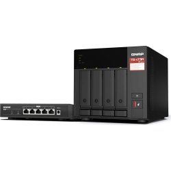QNAP TS-473A + QSW-1105-5T Bundle Pack NAS Torre Ethernet Negro V1500B QNAP TS-473A + QSW-1105-5T Bundle Pack NAS Torre Ethernet Ne | TS-473A-SW5T | 4711103084618 | Hay 1 unidades en almacén