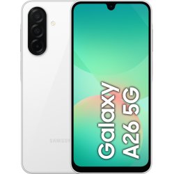 Samsung Galaxy A26 5G 6/128Gb Blanco Smartphone | SM-A266BZWBEUE | 8806097072874 | Hay 3 unidades en almacén