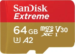 SanDisk Extreme 64 GB MicroSDXC UHS-I Clase 10 | SDSQXAH-064G-GN6AA | 0619659193386 | Hay 3 unidades en almacén
