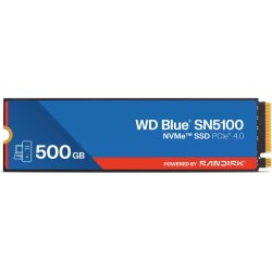 SanDisk WD Blue SN5100 500 GB M.2 PCI Express 4.0 NVMe QLC 3 | WDS500G5B0E-00CPE0 | 0718037906287 | Hay 50 unidades en almacén