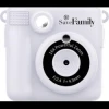 SaveFamily Print Camara de fotos infantil instantánea-Digital Videos Musica Zoom Flash Incluye 2 Rollos de Papel + 400 Fotos BLANCA | (1)