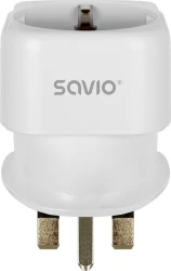 Savio AP-04 adaptador e inversor de corriente Blanco | SAVAP-04 | 5901986049098 | Hay 2 unidades en almacén