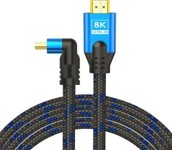 Savio CL-147 Kabel HDMI v2.1, ktowy,1.8m, mied, oplot baweniany, metalowe wtyczki cable HDMI 1,8 m HDMI tipo A (Estándar) Negro, Azul Savio CL-147 Kabel HDMI v2.1, ktowy,1.8m, mied, oplot baweni | SAVKABELCL-147 | 5901986046332 | Hay 45 unidades en almacén