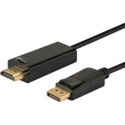 Savio CL-56 adaptador de cable de vídeo 1,5 m DisplayPort HDMI tipo A (Estándar) Negro Savio CL-56 adaptador de cable de vídeo 1,5 m DisplayPort H | SAVKABELCL-56 | 5901986040491 | Hay 14 unidades en almacén