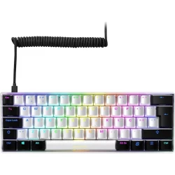 Sharkoon SGK50 S4 teclado USB QWERTY Español Blanco | 4044951033966 | 4044951033966 | Hay 3 unidades en almacén