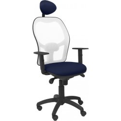 SILLA JORQUERA MALLA BLANCA ASIENTO BALI AZUL MARINO CABECER | 15SBBALI200C | 8436563384394 | Hay 21 unidades en almacén