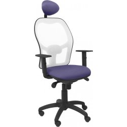 SILLA JORQUERA MALLA BLANCA ASIENTO BALI CABECERO FIJO  AZUL | 15SBBALI261C | 8436563384424 | Hay 21 unidades en almacén