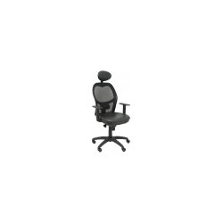 SILLA JORQUERA MALLA NEGRO CABECERO FIJO ASIENTO SIMILPIEL N | 15SNSPNEC | 8436563382567 | Hay 16 unidades en almacén
