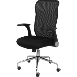 Silla Minaya respaldo malla negro asiento 3D negro | 4031NE | 8436549390258 | Hay 43 unidades en almacén