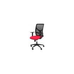 SILLA MOTILLA MALLA NEGRO BRAZO REGULABLE ASIENTO BALI ROJO  | 21SBALI350B10 | 8436586624033 | Hay 22 unidades en almacén