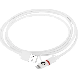 SilverHT Cable Combo MFI - MicroUSB + Lightning 1,5m - Blanco SilverHT Cable Combo MFI - MicroUSB + Lightning 1,5m - Blanc | 93640 | 8420738936402 | Hay 1 unidades en almacén